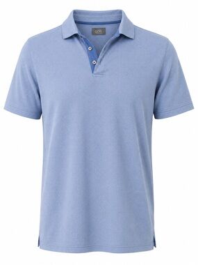Bollé Blue Polo 100% Polyester Golf Tennis Short Sleeve Shirt Mens Large